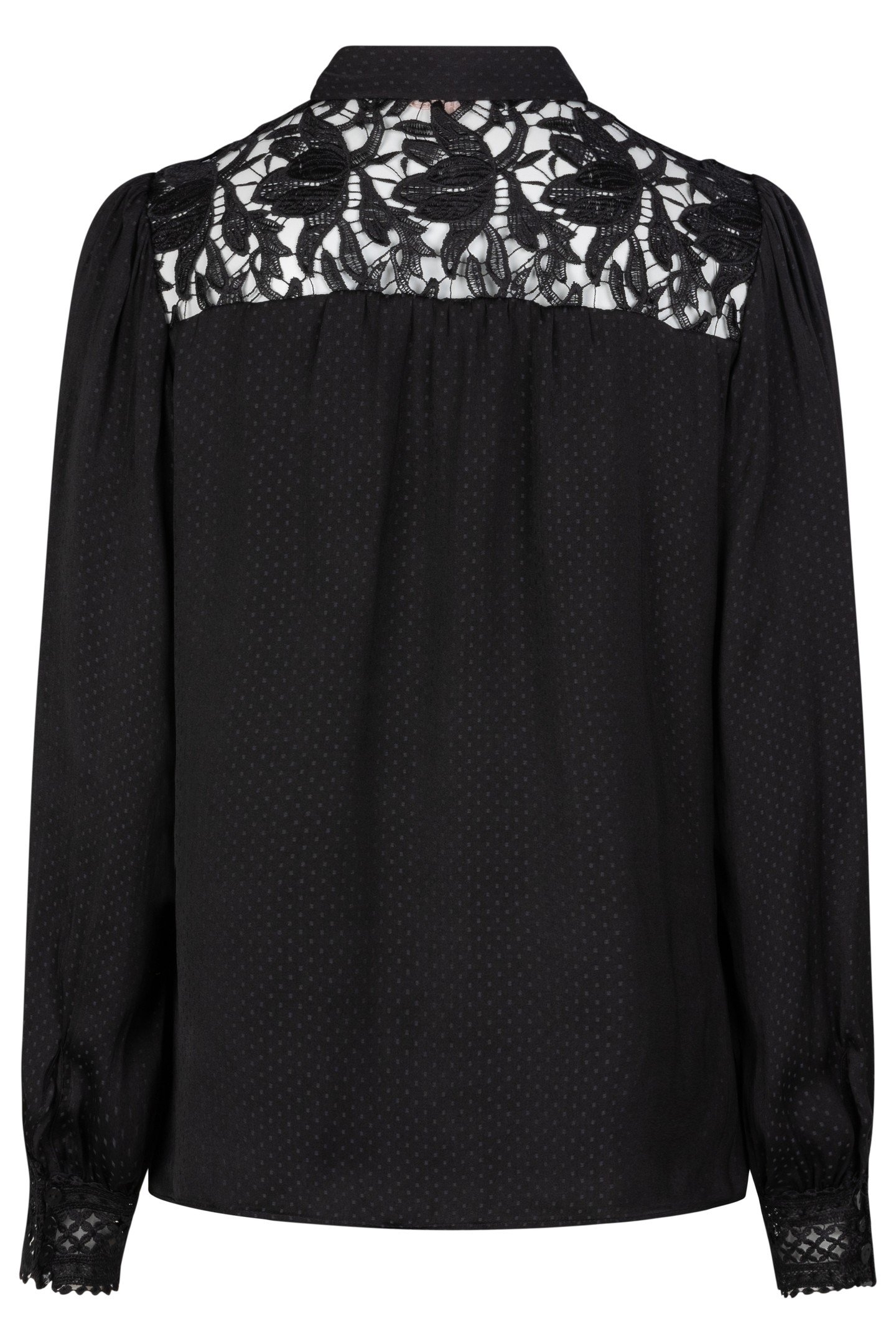 BLOUSE LACE JACQUARD BLACK 5
