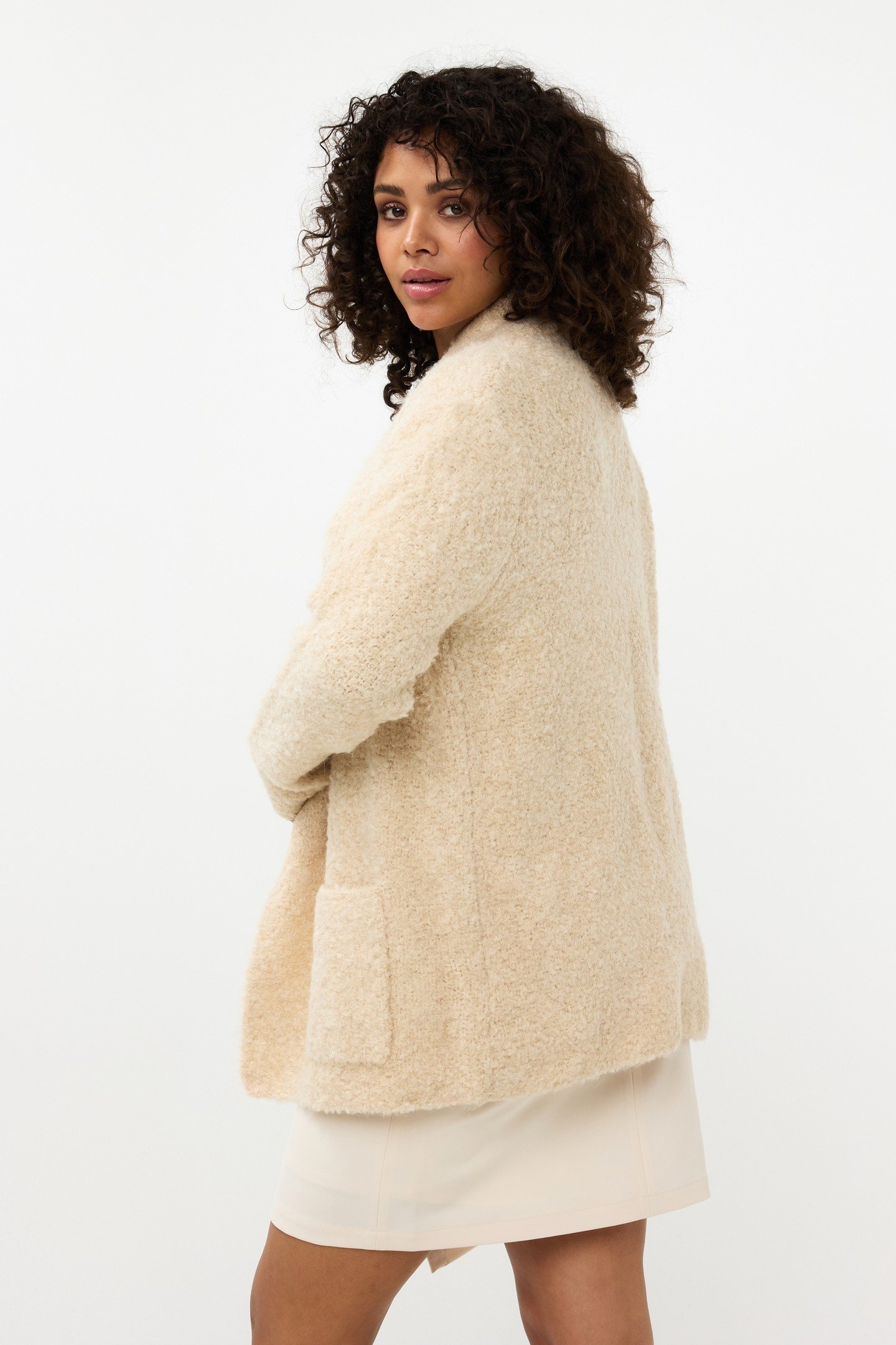 CARDIGAN BOUCLE OFF WHITE 3