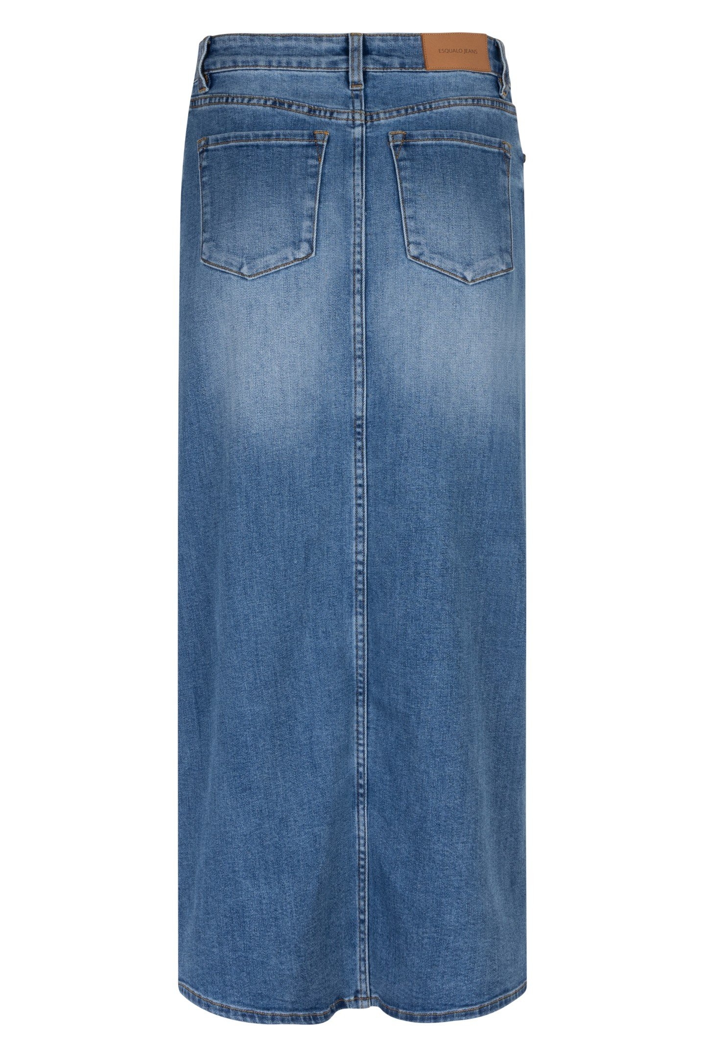 SKIRT DENIM LONG SLIT JEANS BLUE 5