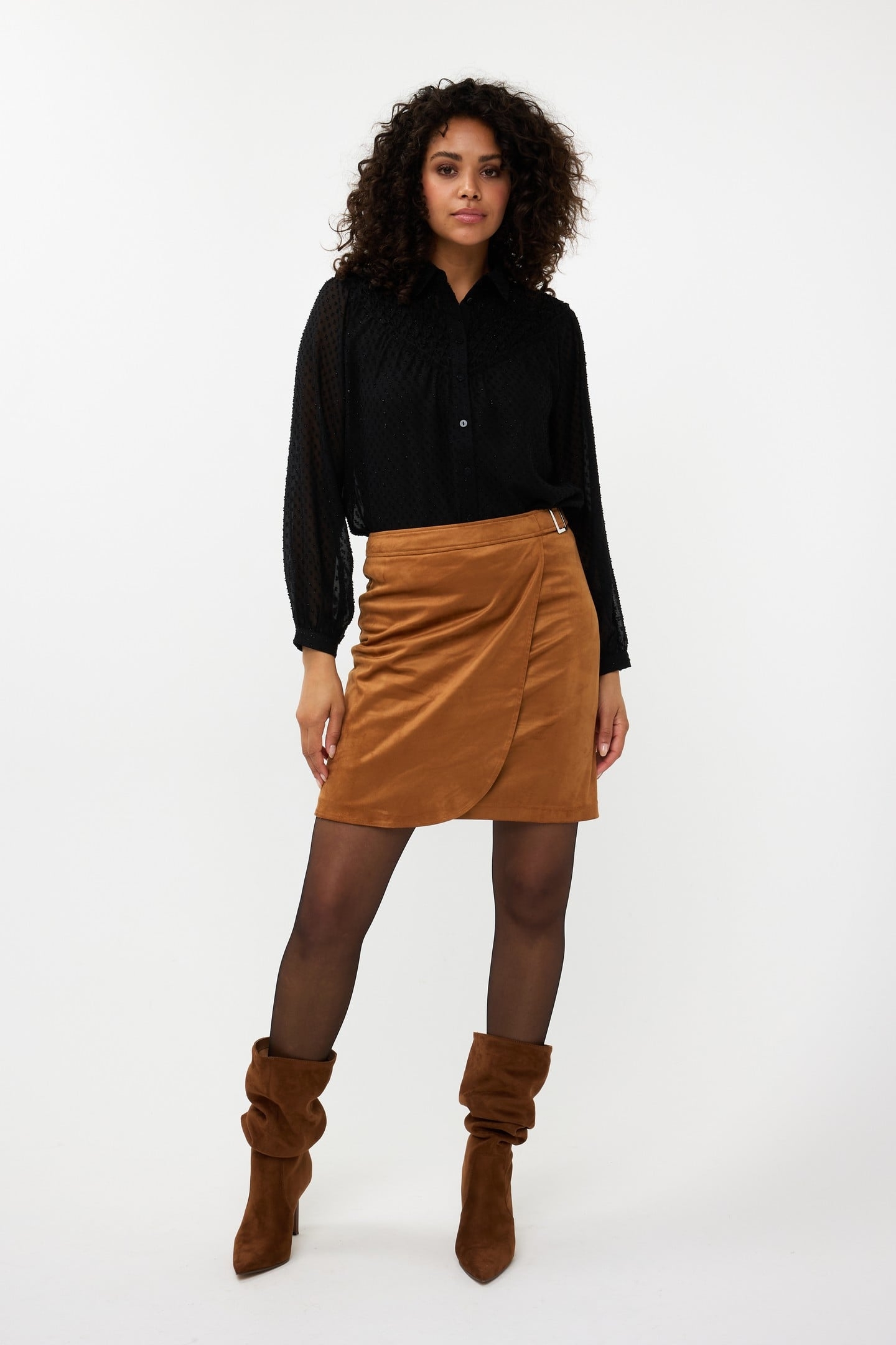 BLOUSE PLUMETIS SMOCK BLACK 1