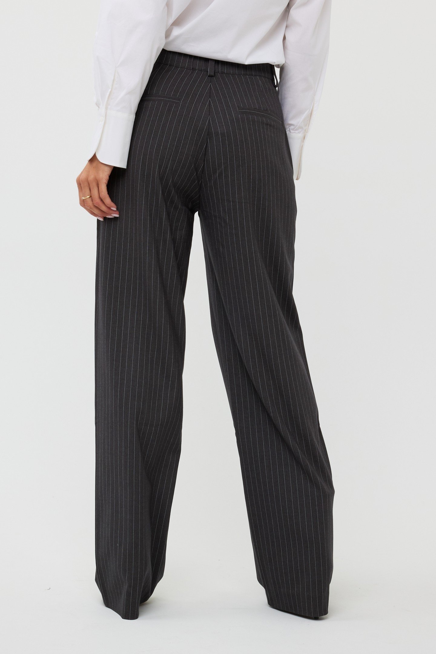 TROUSERS PINSTRIPE DARK GREY 3