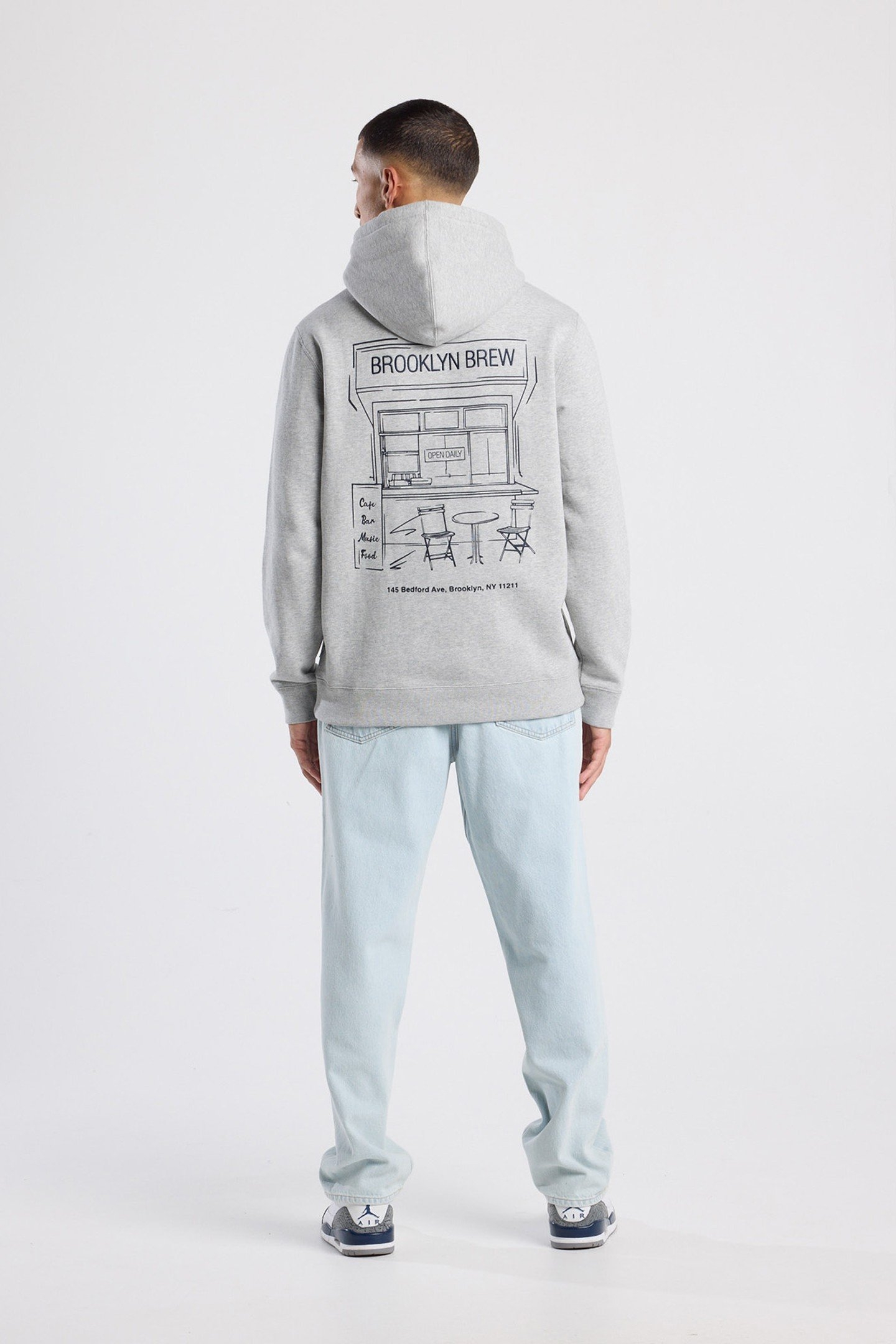 STEPHAN HOOD MID GREY MELANGE 2