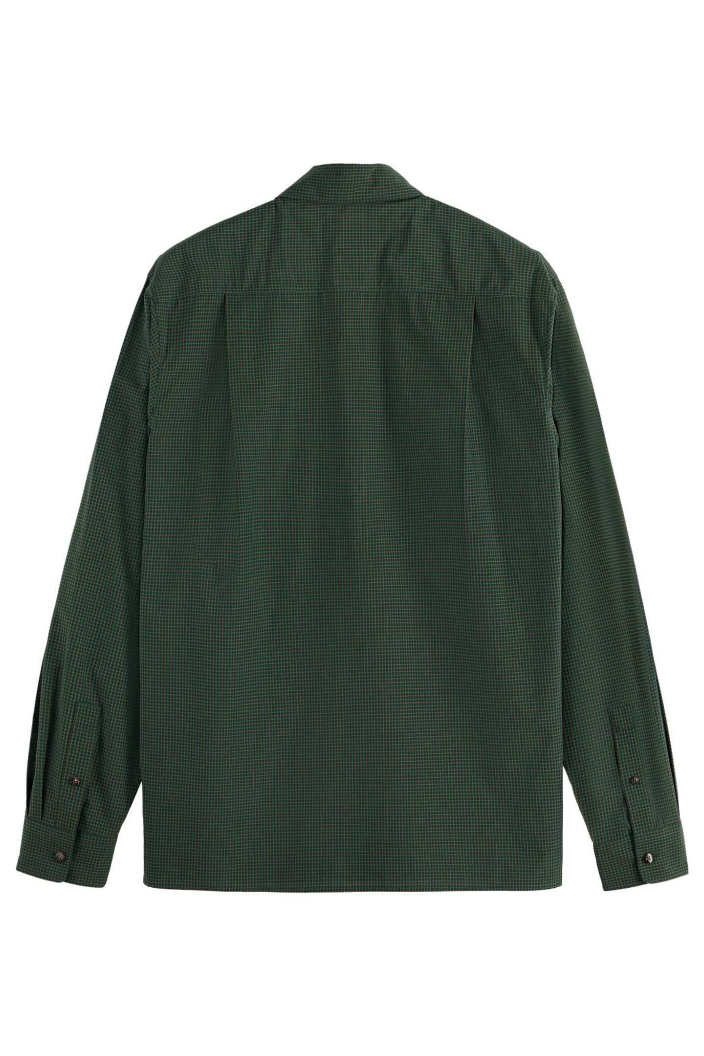 RELAXED FIT YARN-DYED MICRO-CHECK SHIRT MICRO CHECK GOLDEN B 3