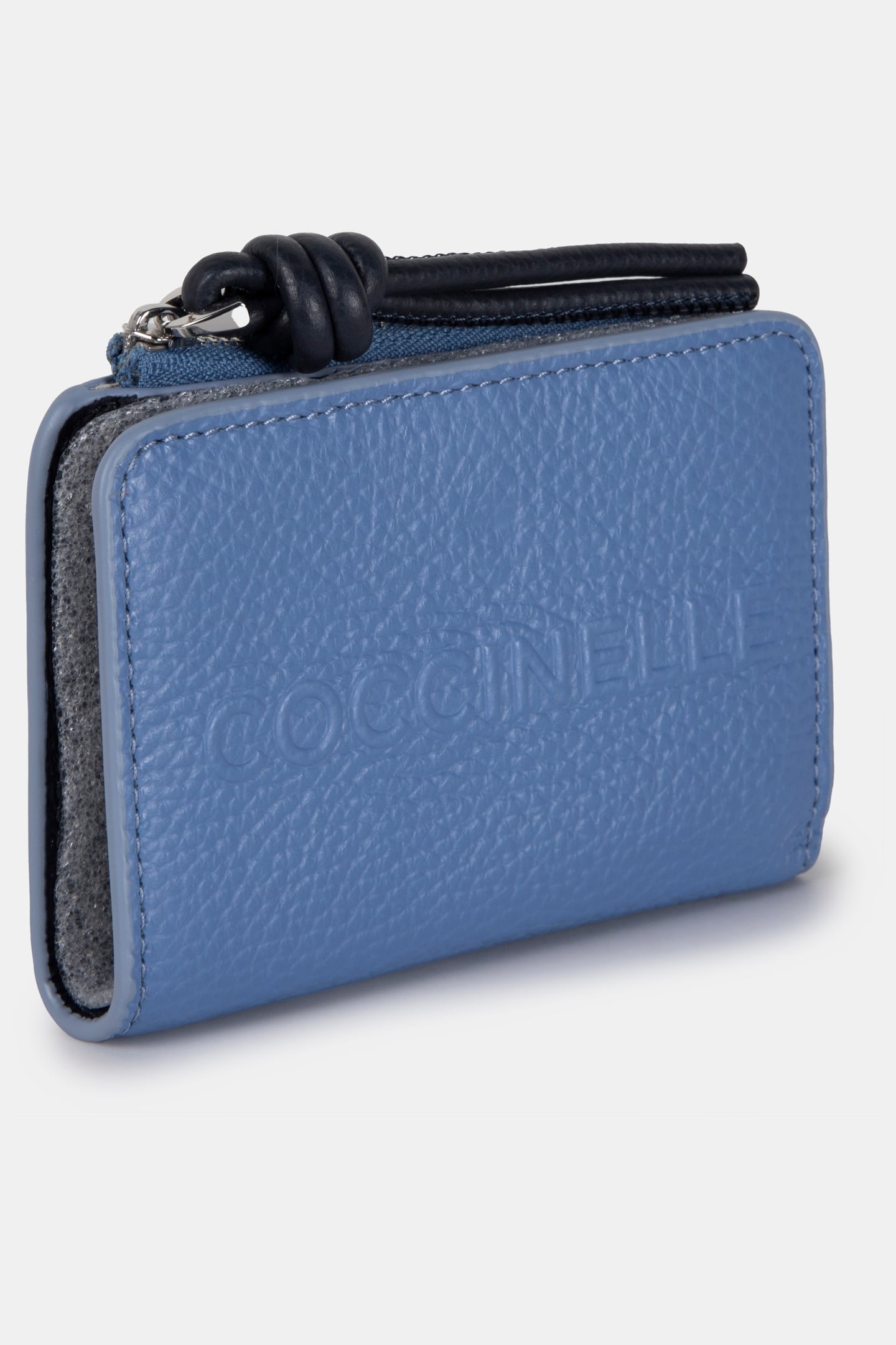 LEATHER PURSE IN BLUE 2