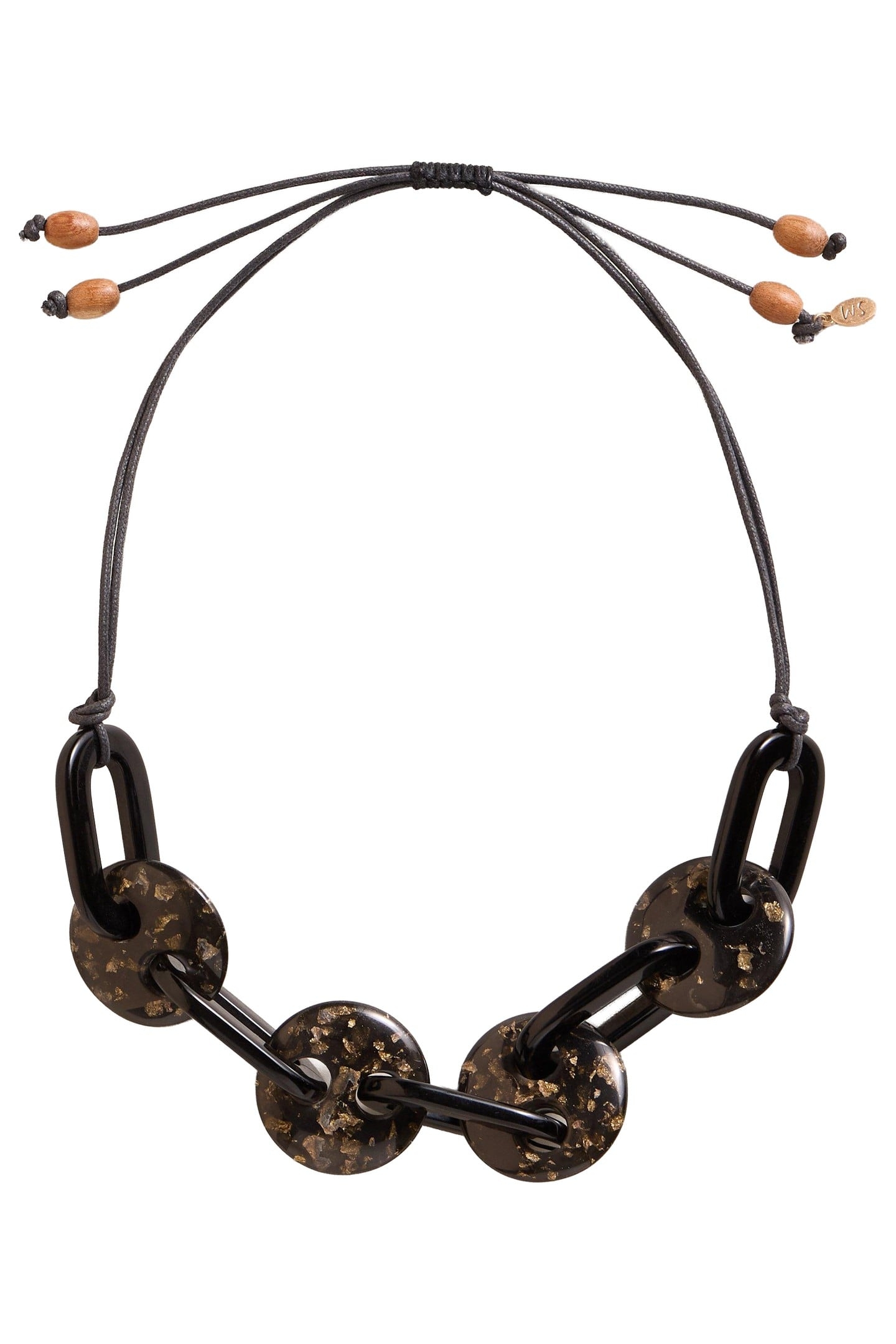 IVY CHAIN NECKLACE BLACK MULTI 2