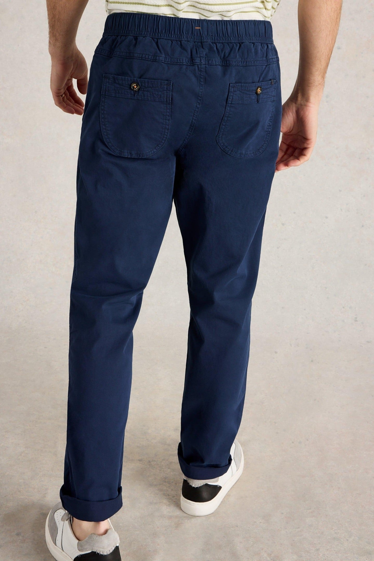 SUTTON DRAWSTRING TROUSER DARK NAVY 3